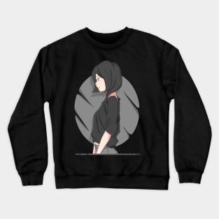 Lazy Girl standing Crewneck Sweatshirt